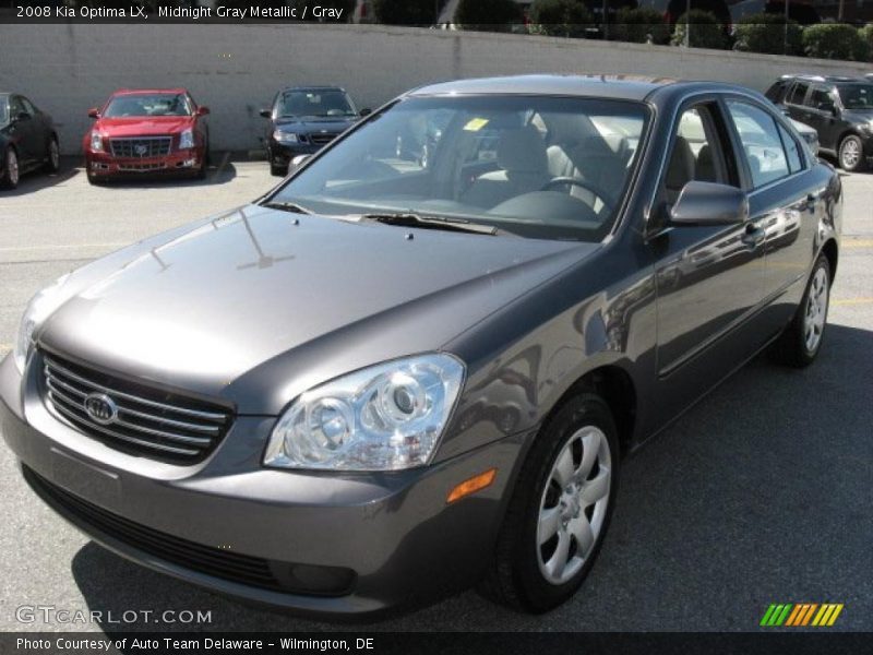 Midnight Gray Metallic / Gray 2008 Kia Optima LX