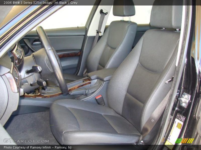 Jet Black / Grey 2006 BMW 3 Series 325xi Sedan
