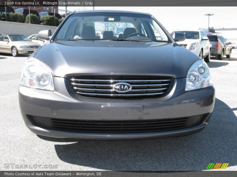 Midnight Gray Metallic / Gray 2008 Kia Optima LX