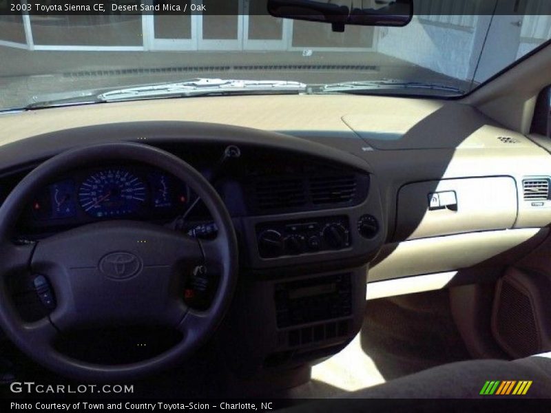 Desert Sand Mica / Oak 2003 Toyota Sienna CE