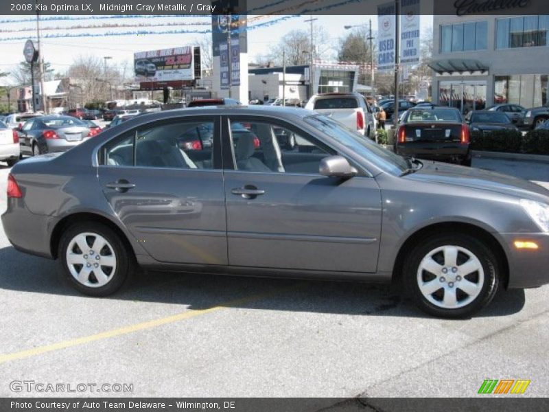 Midnight Gray Metallic / Gray 2008 Kia Optima LX