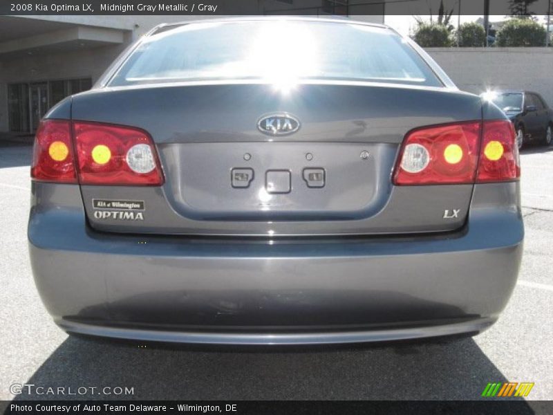 Midnight Gray Metallic / Gray 2008 Kia Optima LX
