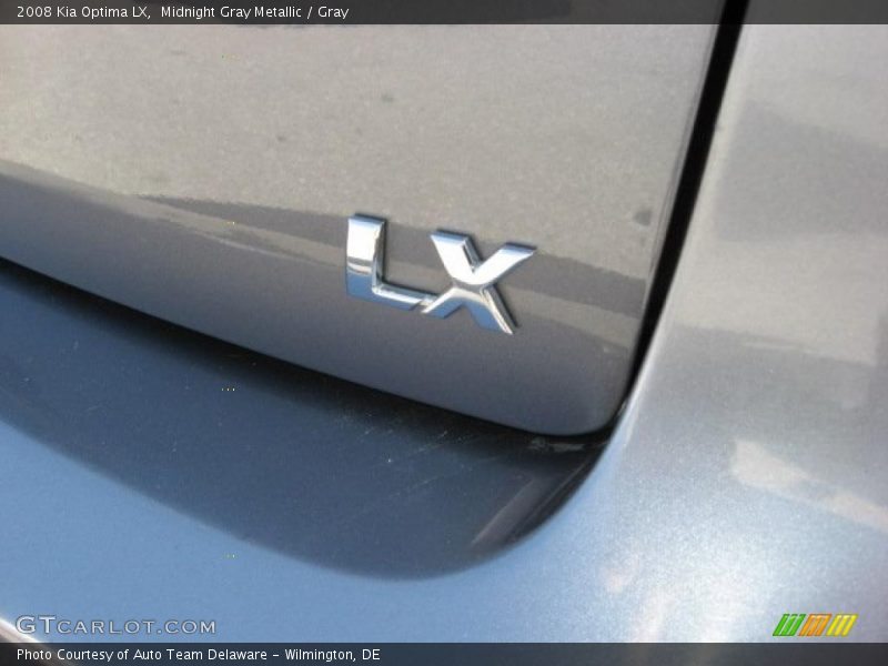 Midnight Gray Metallic / Gray 2008 Kia Optima LX