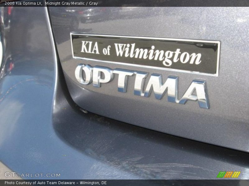 Midnight Gray Metallic / Gray 2008 Kia Optima LX