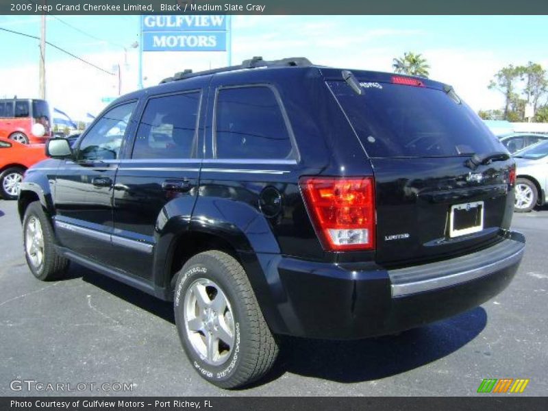 Black / Medium Slate Gray 2006 Jeep Grand Cherokee Limited