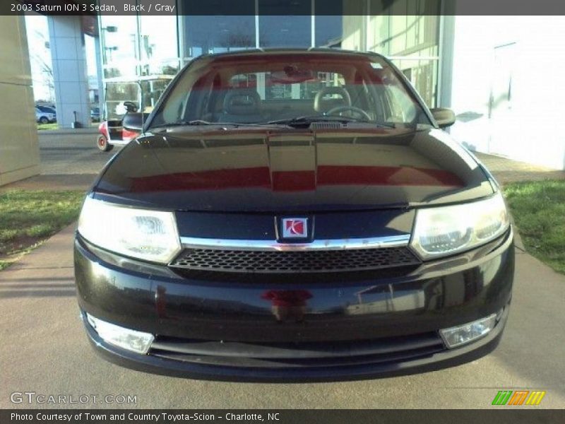 Black / Gray 2003 Saturn ION 3 Sedan