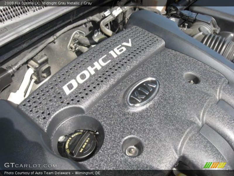 Midnight Gray Metallic / Gray 2008 Kia Optima LX