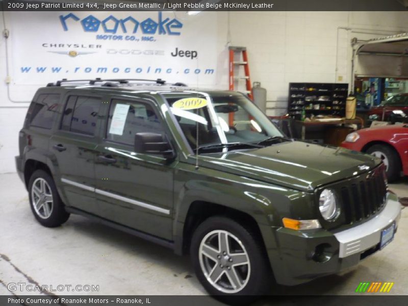 Jeep Green Metallic / Light Pebble Beige McKinley Leather 2009 Jeep Patriot Limited 4x4