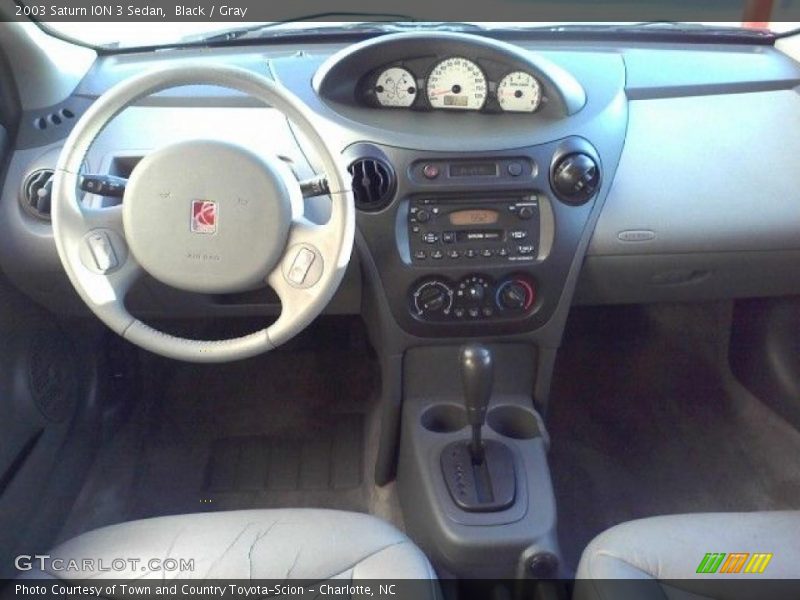 Black / Gray 2003 Saturn ION 3 Sedan