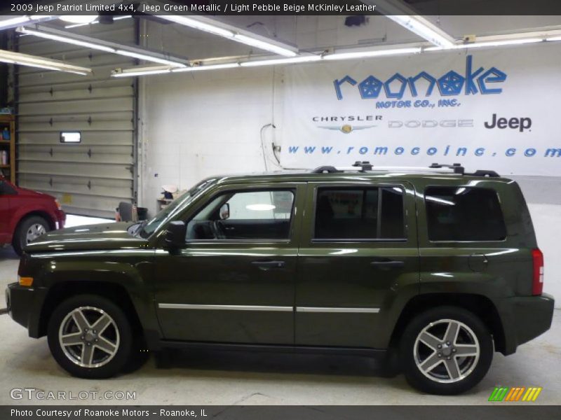Jeep Green Metallic / Light Pebble Beige McKinley Leather 2009 Jeep Patriot Limited 4x4