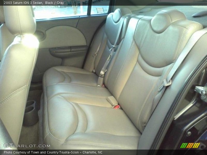 Black / Gray 2003 Saturn ION 3 Sedan