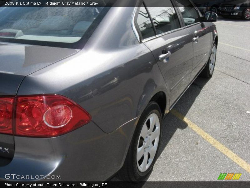 Midnight Gray Metallic / Gray 2008 Kia Optima LX