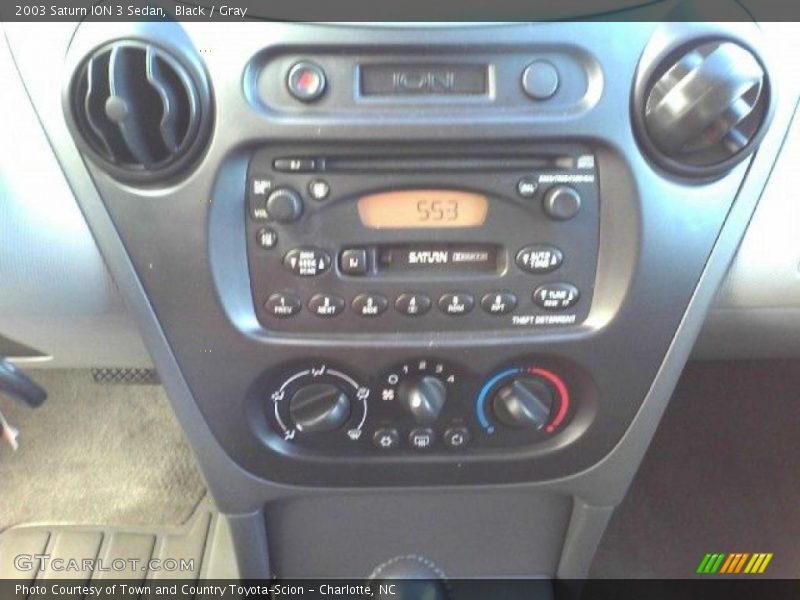 Black / Gray 2003 Saturn ION 3 Sedan
