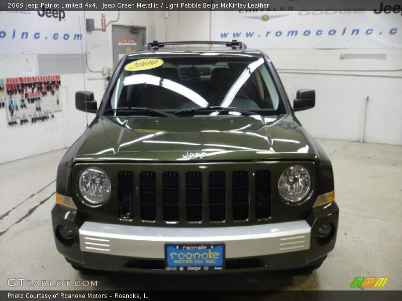 Jeep Green Metallic / Light Pebble Beige McKinley Leather 2009 Jeep Patriot Limited 4x4