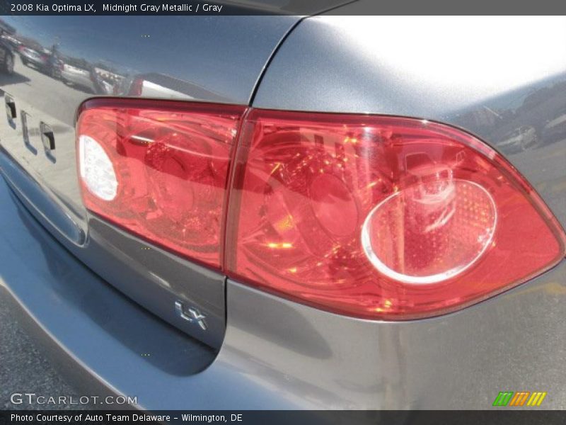 Midnight Gray Metallic / Gray 2008 Kia Optima LX
