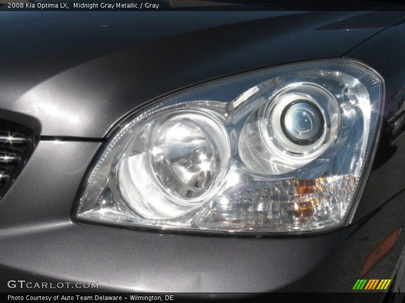 Midnight Gray Metallic / Gray 2008 Kia Optima LX