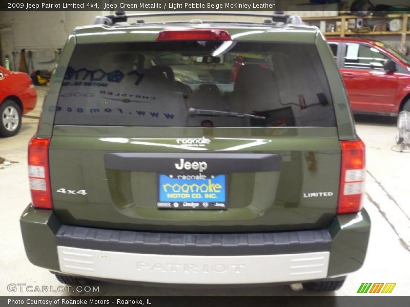 Jeep Green Metallic / Light Pebble Beige McKinley Leather 2009 Jeep Patriot Limited 4x4