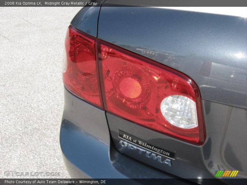 Midnight Gray Metallic / Gray 2008 Kia Optima LX