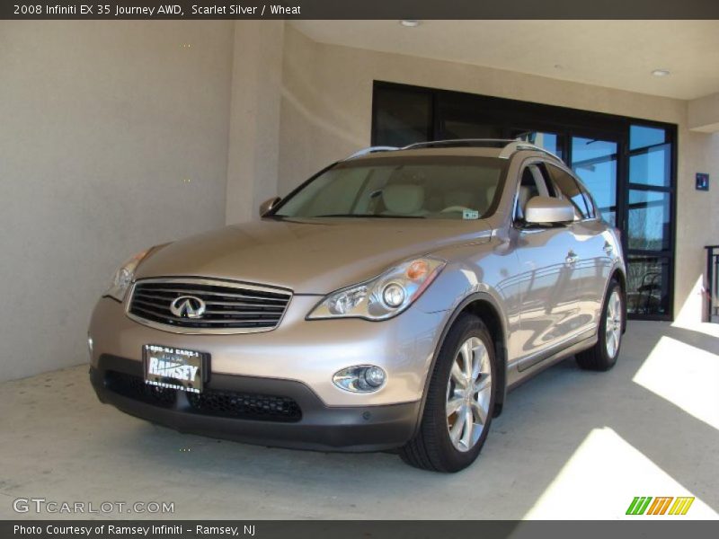 Scarlet Silver / Wheat 2008 Infiniti EX 35 Journey AWD