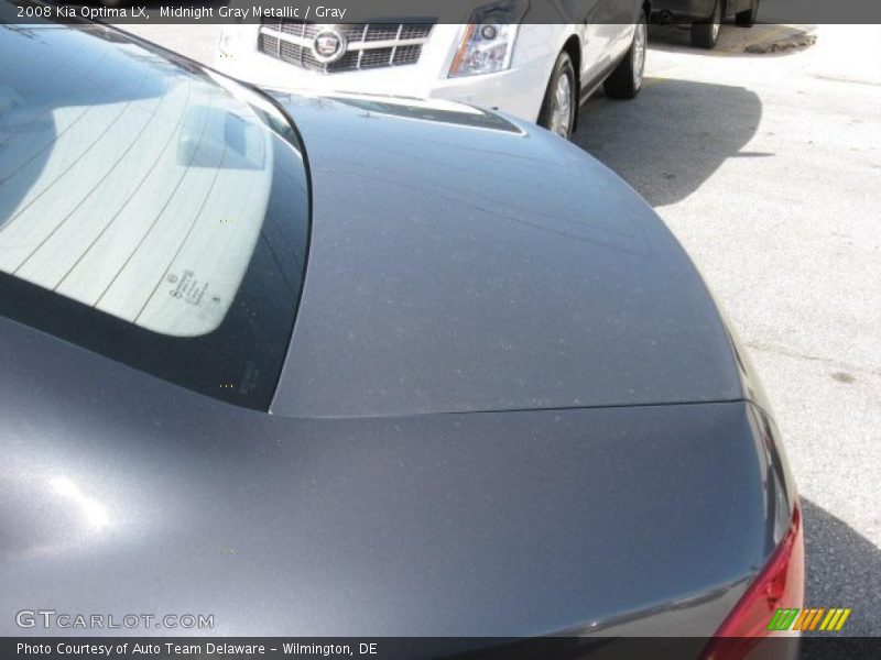Midnight Gray Metallic / Gray 2008 Kia Optima LX
