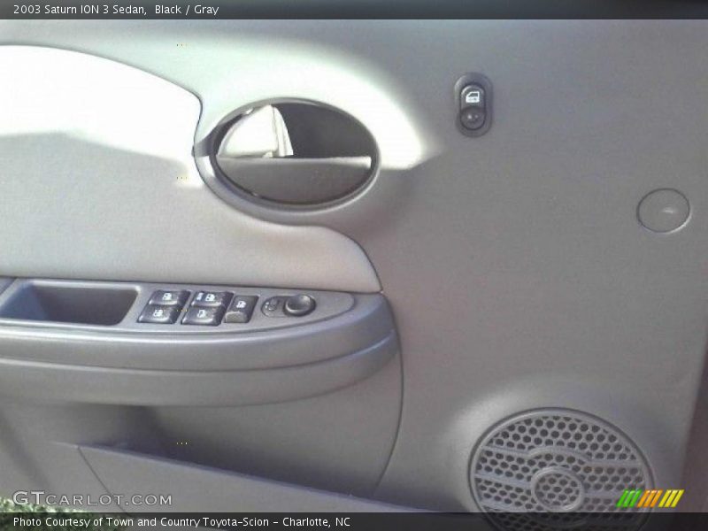 Black / Gray 2003 Saturn ION 3 Sedan