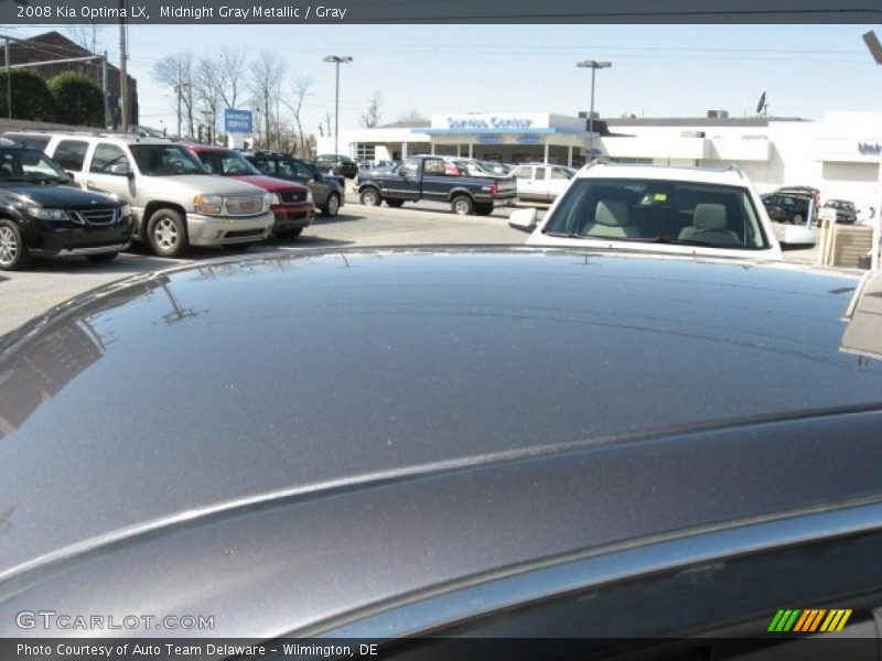 Midnight Gray Metallic / Gray 2008 Kia Optima LX