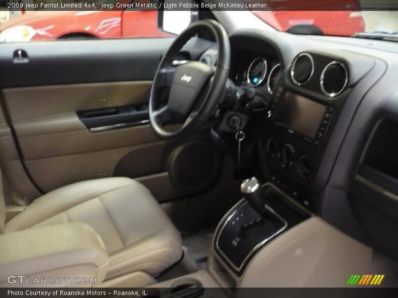 Jeep Green Metallic / Light Pebble Beige McKinley Leather 2009 Jeep Patriot Limited 4x4