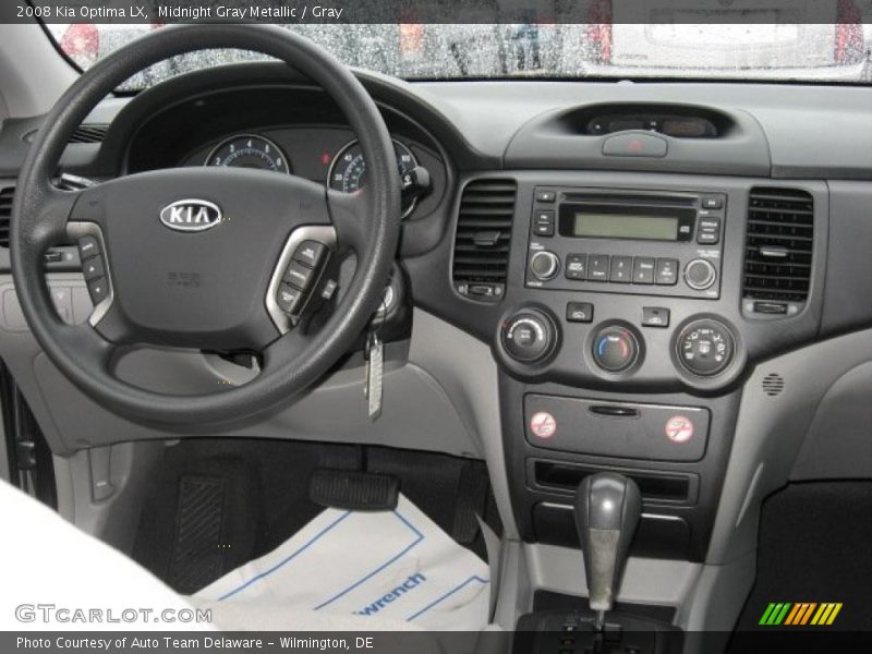 Midnight Gray Metallic / Gray 2008 Kia Optima LX