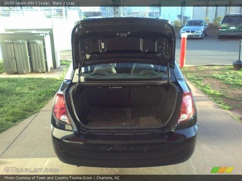 Black / Gray 2003 Saturn ION 3 Sedan