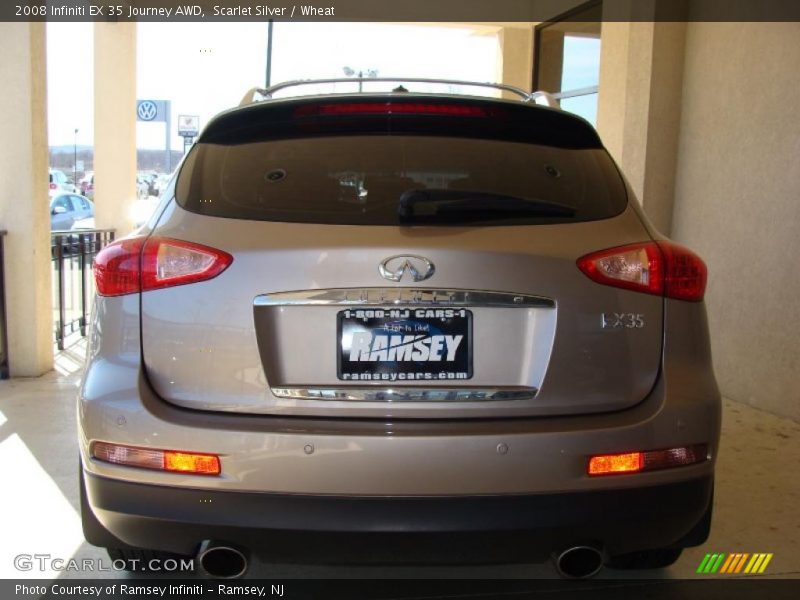 Scarlet Silver / Wheat 2008 Infiniti EX 35 Journey AWD