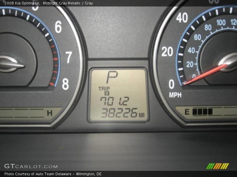 Midnight Gray Metallic / Gray 2008 Kia Optima LX