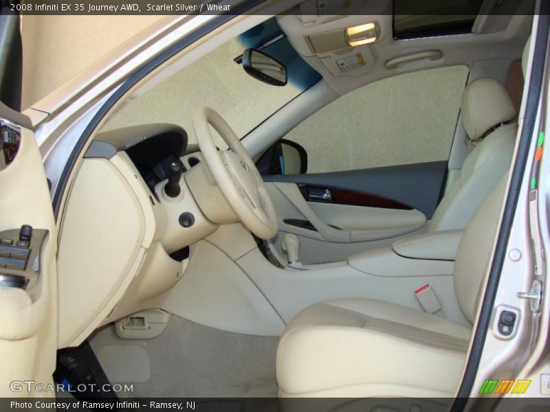 Scarlet Silver / Wheat 2008 Infiniti EX 35 Journey AWD