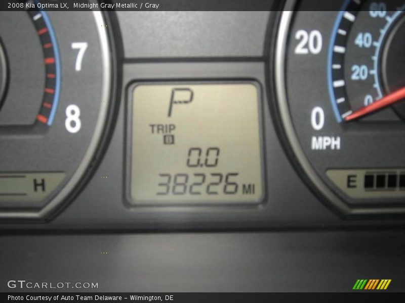 Midnight Gray Metallic / Gray 2008 Kia Optima LX
