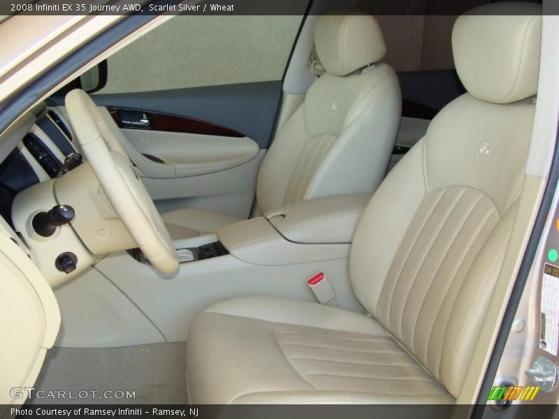 Scarlet Silver / Wheat 2008 Infiniti EX 35 Journey AWD