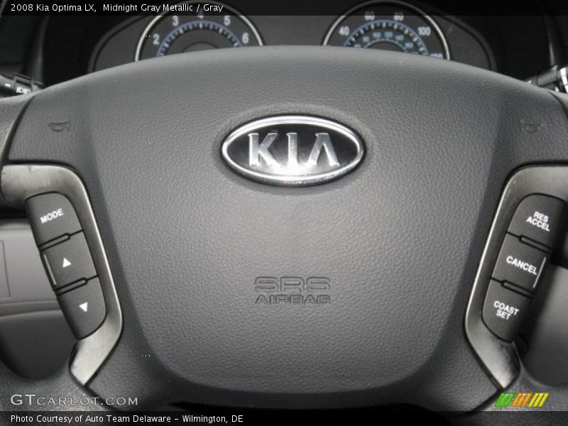 Midnight Gray Metallic / Gray 2008 Kia Optima LX