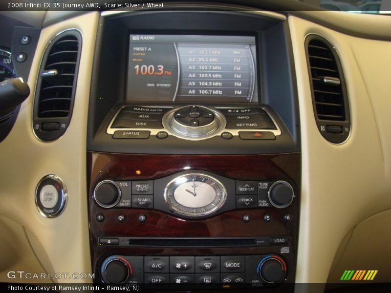 Scarlet Silver / Wheat 2008 Infiniti EX 35 Journey AWD