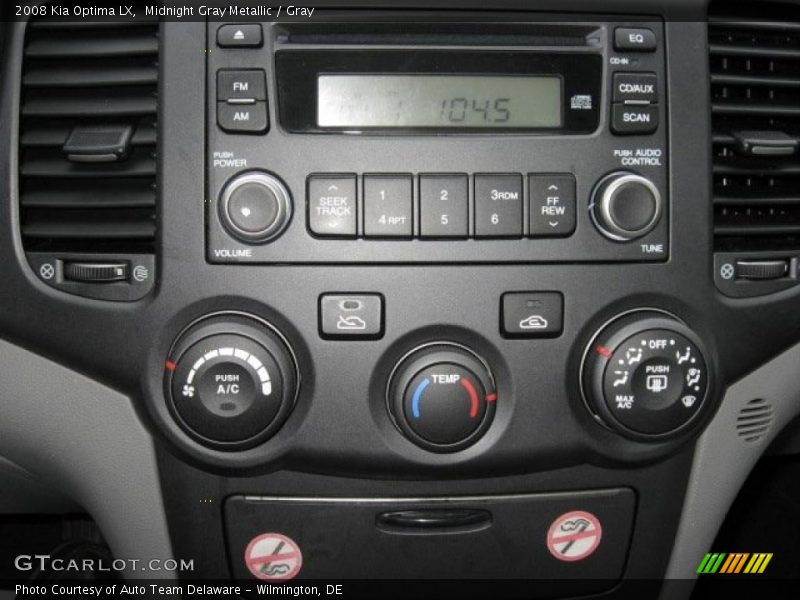 Midnight Gray Metallic / Gray 2008 Kia Optima LX