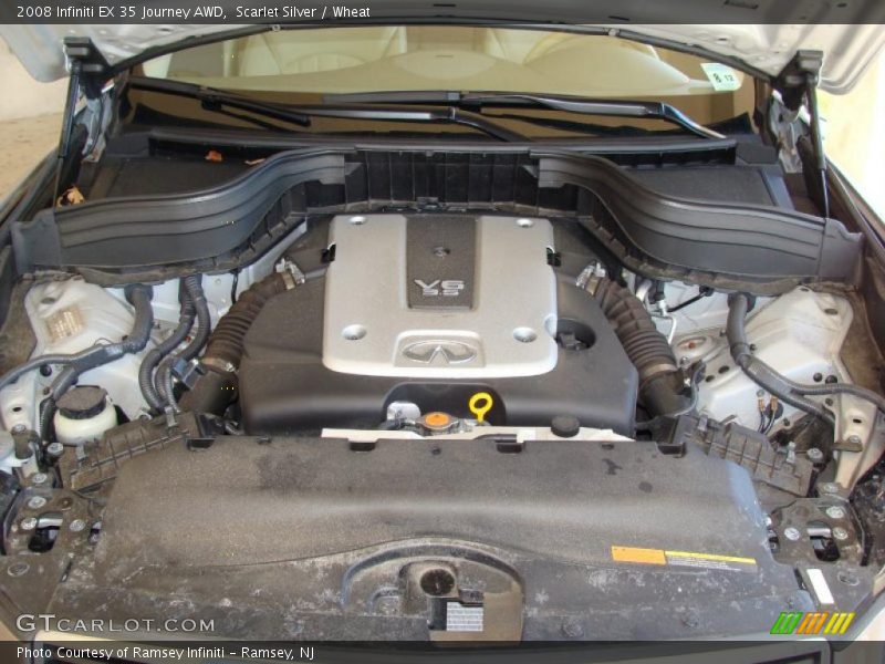 Scarlet Silver / Wheat 2008 Infiniti EX 35 Journey AWD