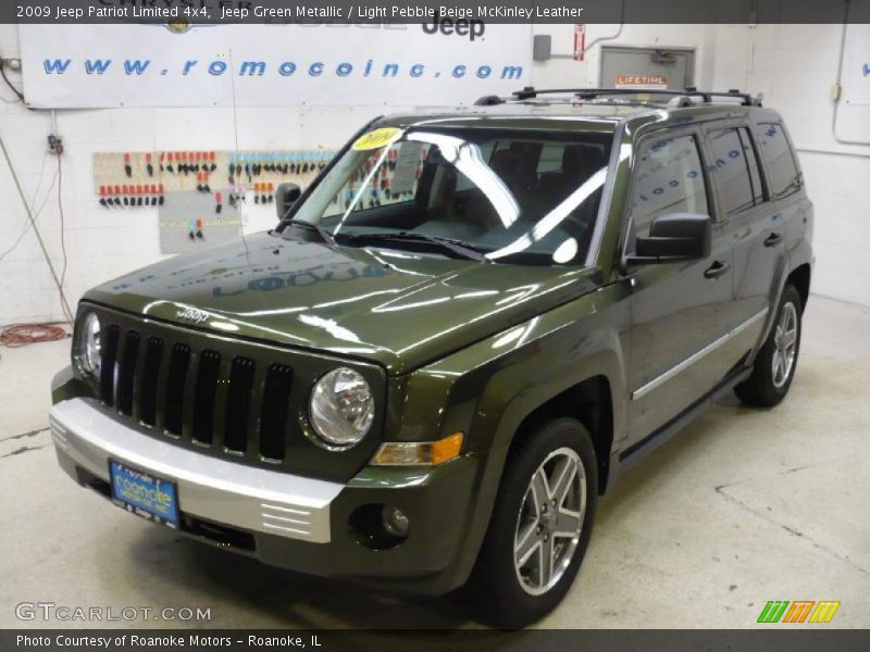 Jeep Green Metallic / Light Pebble Beige McKinley Leather 2009 Jeep Patriot Limited 4x4