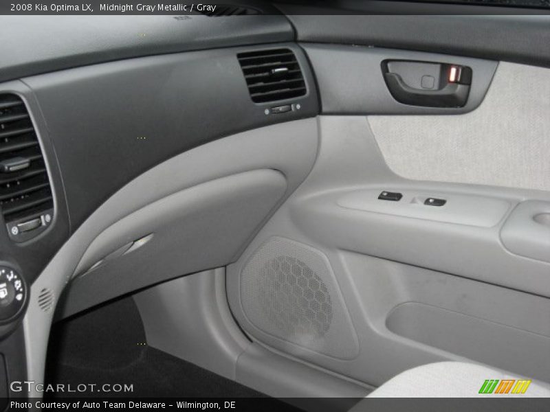 Midnight Gray Metallic / Gray 2008 Kia Optima LX