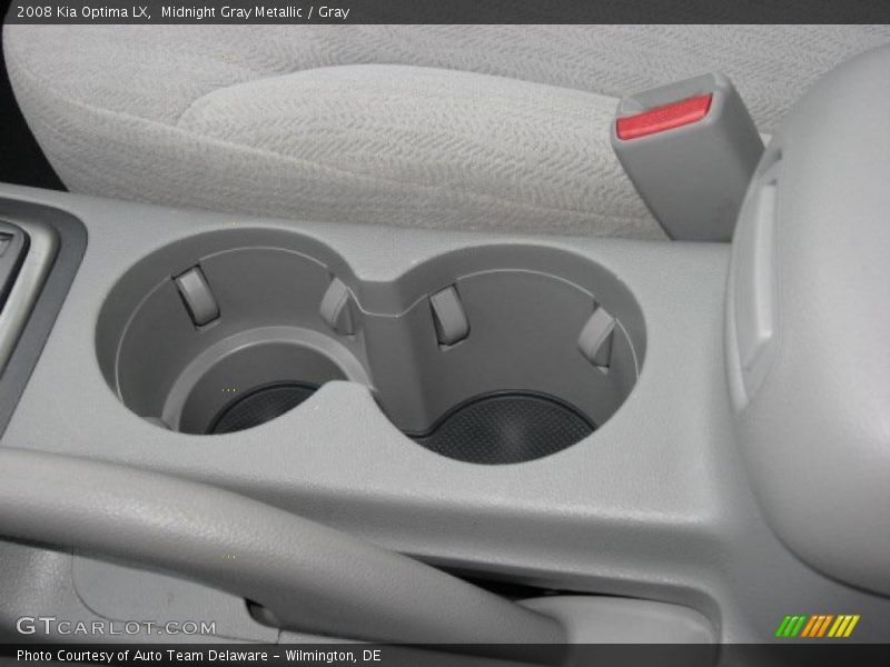 Midnight Gray Metallic / Gray 2008 Kia Optima LX