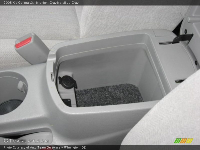 Midnight Gray Metallic / Gray 2008 Kia Optima LX