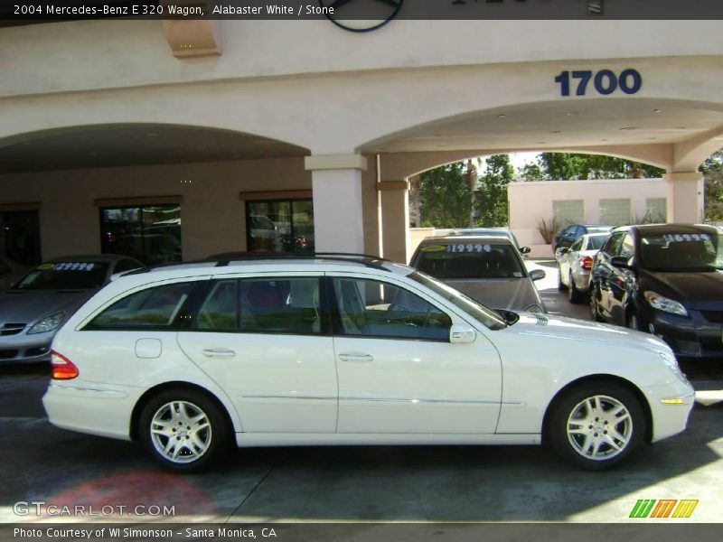 Alabaster White / Stone 2004 Mercedes-Benz E 320 Wagon