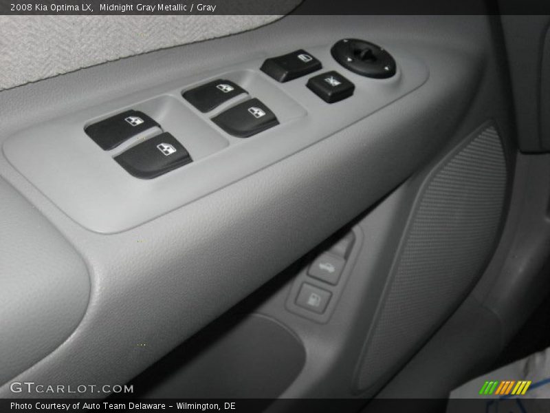 Midnight Gray Metallic / Gray 2008 Kia Optima LX