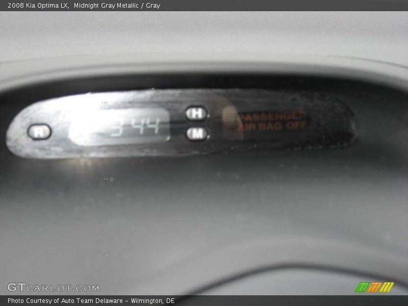 Midnight Gray Metallic / Gray 2008 Kia Optima LX