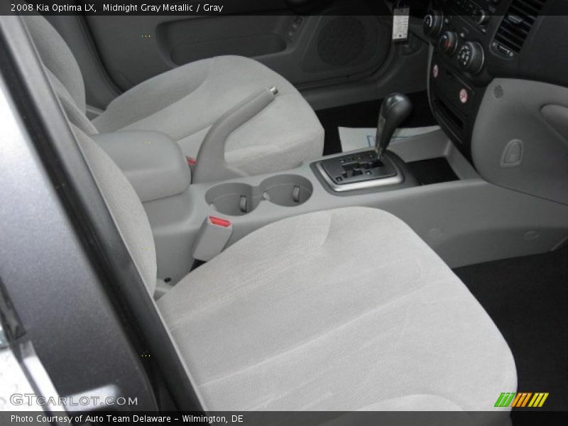 Midnight Gray Metallic / Gray 2008 Kia Optima LX