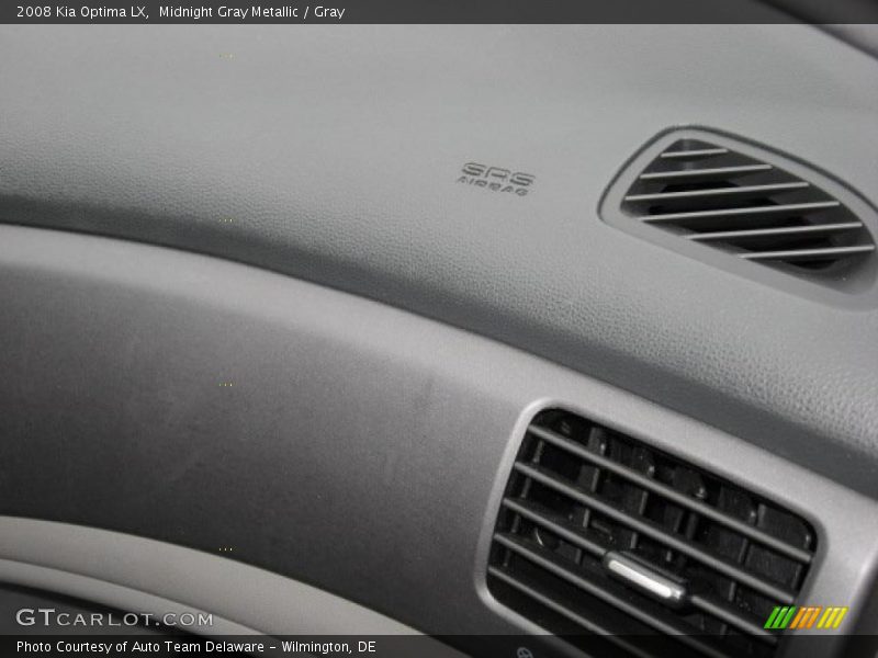 Midnight Gray Metallic / Gray 2008 Kia Optima LX