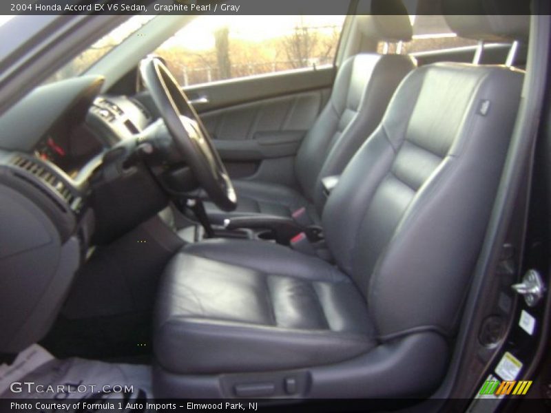 Graphite Pearl / Gray 2004 Honda Accord EX V6 Sedan