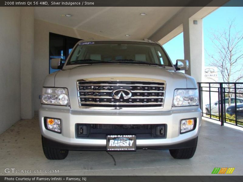 Silver Indulgence / Stone 2008 Infiniti QX 56 4WD