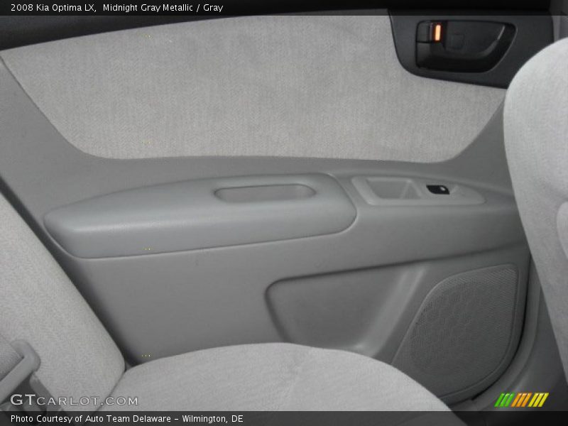 Midnight Gray Metallic / Gray 2008 Kia Optima LX